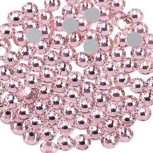 Flat Back Crystal Rhinestones Round Gems  Light Pink 2.7-2.8mm - 1440pcs